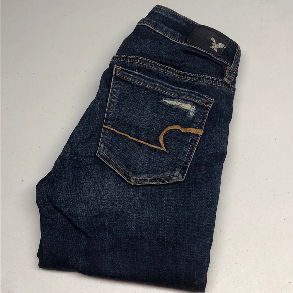 AMERICAN EAGLE JEGGING CROP JEANS 2/26x25 ⭐️